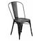Flash Furniture Contemporary Stackable Chair, Black Back, 17-3/4 in W 20" L 33-1/2" H ET-3534-BK-GG - alternate 1