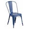 Flash Furniture Contemporary Stackable Chair, Blue Back, 17-3/4 in W 20" L 33-1/2" H ET-3534-AB-GG - alternate 1