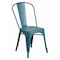 Flash Furniture Contemporary Stackable Chair, Blue Back, 17-3/4 in W 20" L 33-1/2" H ET-3534-KB-GG - alternate 1