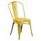 Flash Furniture Contemporary Stackable Chair, 17-3/4 in W 20" L 33-1/2" H ET-3534-YL-GG - alternate 1