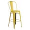 Flash Furniture Distressed Yellow Metal Stool, Seat Height Range: 30" ET-3534-30-YL-GG - alternate 1