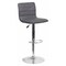 Flash Furniture Gray Vinyl Barstool, Adj Height CH-92023-1-GY-GG - alternate 1