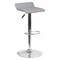 Flash Furniture Gray Vinyl Barstool, Adj Height DS-801B-GY-GG - alternate 1