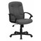 Flash Furniture Contemporary Chair Gray Mid-Back Exec Chair, Fixed Arms, 17-1/4" to 21-1/4" Height, Fabric, Gray GO-ST-6-GY-GG - alternate 1