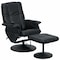 Flash Furniture Black LeatherSoft Massaging Recliner and Ottoman BT-7600P-MASSAGE-BK-GG - alternate 1