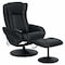 Flash Furniture Black LeatherSoft Massaging Recliner w/Side Pocket BT-7672-MASSAGE-BK-GG - alternate 1