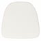 Flash Furniture Chiavari Chair Cushion, 16 W 15-1/2" L 1.75 H, Fabric Seat BH-IVORY-GG - alternate 1