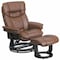 Flash Furniture Palimino LeatherSoft Recliner and Curved Ottoman BT-7821-PALIMINO-GG - alternate 1