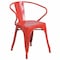 Flash Furniture Contemporary Chair, 21-1/2 in W 19" L 27-3/4" H, Integrated CH-31270-RED-GG - alternate 1