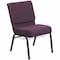 Flash Furniture Hercules Church Chair, 21-1/4 in W 25" L 33" H, Fabric Seat FD-CH0221-4-GV-005-BAS-GG - alternate 1
