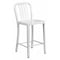Flash Furniture 24" High White Metal Counter Height Stool CH-61200-24-WH-GG - alternate 1