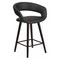 Flash Furniture Black Vinyl Counter Stool, 24"H CH-152561-BK-VY-GG - alternate 1