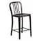 Flash Furniture 24" High Black-Gold Metal Counter Height Stool CH-61200-24-BQ-GG - alternate 1