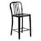 Flash Furniture 24" High Black Metal Counter Height Stool CH-61200-24-BK-GG - alternate 1