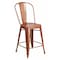 Flash Furniture Coppr Metal Outdoor Stool, 24" ET-3534-24-POC-GG - alternate 1