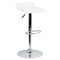 Flash Furniture White Vinyl Barstool, Adj Height DS-801-CONT-WH-GG - alternate 1