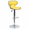 Flash Furniture Yellow Vinyl Barstool, Adj Height, Material: Chrome, Foam DS-815-YEL-GG - alternate 1