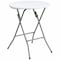 Flash Furniture Round Wh 24Rnd Plastic Fold Table, 24" W, 24" L, 29.375" H, Granite White DAD-YCZ-80R-1-SM-GW-GG - alternate 1