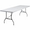 Flash Furniture Rectangle Wh 30X96 Plastic Fold Table, 30" W, 96" L, 29" H, Granite White DAD-YCZ-244-GW-GG - alternate 1