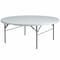Flash Furniture Round Wh 72Rnd Plastic Bi-Fold Table, 71" W, 71" L, 29" H, Plastic Top, White DAD-183RZ-GG - alternate 1
