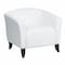 Flash Furniture Hercules Imperial Chair, 33-1/2 in W 31" L 29" H, Sloping, Leather Seat 111-1-WH-GG - alternate 1