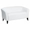Flash Furniture Loveseat, 29" x 29", Upholstery Color: White 111-2-WH-GG - alternate 1