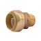 Sharkbite Male Reducing Adapter, 1 in Tube Size, Brass, Brass U142LF - alternate 2