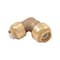 Sharkbite Push-Fit Elbow Fitting, 1/2 in x 3/8 in Tube Size, Brass, Brass U272LF - alternate 4
