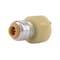 Sharkbite Push-Fit Adapter Fitting, 1/4 in Tube Size, Brass, Brass U3531LF - alternate 2
