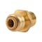 Sharkbite Push-Fit Adapter Fitting, 1/4 in Tube Size, Brass, Brass U110LF - alternate 3