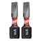 Milwaukee Tool Shockwave Impact Slotted 3/16" Insert Bits (2PK) 48-32-4417 - alternate 1