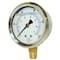Pic Gauges Industrial Pressure Gauge, 0 to 5,000 psi, 4 in Dial, 1/2 in NPT, Bottom Location 201L-402R - alternate 2