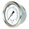 Pic Gauges Industrial Pressure Gauge, 0 to 300 psi, 4 in Dial, 1/4 in NPT, Center Back Location 202L-404H - alternate 1