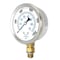 Pic Gauges Hydraulic Cylinder Pressure Gauge, 0 to 3,000 psi psi, 2 1/2 in Dial, 1/4 in SAE, Bottom Location 201L-25XP-SAE4 - alternate 2
