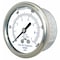 Pic Gauges Industrial Pressure Gauge, 0 to 10,000 psi, 2 1/2 in Dial, 1/4 in NPT, Center Back Location PRO-302L-254U-01 - alternate 2