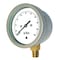 Pic Gauges Low Pressure Gauge, 0 to 10 psi, 4 in Dial, 1/2 in NPT, Bottom Location LP1-SB-402-10X17.5 - alternate 1