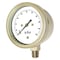 Pic Gauges Low Pressure Gauge, 0 to 20 psi, 4 in Dial, 1/2 in NPT, Bottom Location LP1-SS-402-20X35 - alternate 1