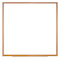Ghent Dry Erase Board, Plastic, 48 5/8 in, 48 5/8 in, Wood Frame, White, Gloss M2W-44-4 - alternate 1