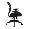 Office Star Desk Chair Desk Chair, Adjustable Arms, 19" to 23" Height, Fabric, Black 55-7N17-231 - alternate 2