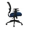 Office Star Desk Chair Desk Chair, Adjustable Arms, 19" to 23" Height, Fabric, Blue 55-7N17-225 - alternate 3