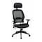 Office Star Executive Chair Desk Chair, 18-13/16" to 23-1/16" Height, Mesh, Black 55403 - alternate 1