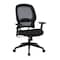 Office Star Managerial Chair Desk Chair, Adjustable Arms, 23-1/4" Height, Fabric, Black 5540 - alternate 1