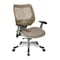 Office Star Managerial Chair Desk Chair, Adjustable Arms, 18-3/4" to 22-3/4" Height, Mesh, Brown 86-M88C625R - alternate 1