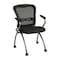 Office Star Chair, Folding, Fabric/Metal, Coal, PK2 84440-30 - alternate 1