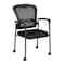 Office Star Chair, Stacking, Fabric/Metal, Fabric, Coal 84540-30 - alternate 1