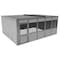 Porta-King 4-Wall Modular In-Plant Office, 8 ft H, 20 ft W, 16 ft D, Gray VK1STL 16'X20' 4-WALL - alternate 2
