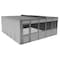 Porta-King 4-Wall Modular In-Plant Office, 8 ft H, 20 ft W, 20 ft D, Gray VK1STL 20'X20' 4-WALL - alternate 2