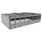 Porta-King 4-Wall Modular In-Plant Office, 8 ft H, 32 ft W, 20 ft D, Gray VK1STL 20'X32' 4-WALL - alternate 2