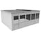 Porta-King 4-Wall Modular In-Plant Office, 8 ft H, 20 ft W, 16 ft D, White VK1STL-WCM 16'X20' 4-WALL - alternate 2