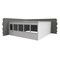 Porta-King 2-Wall Modular In-Plant Office, 8 ft H, 20 ft W, 20 ft D, White VK1DW-WCM 20'X20' 2-WALL - alternate 2